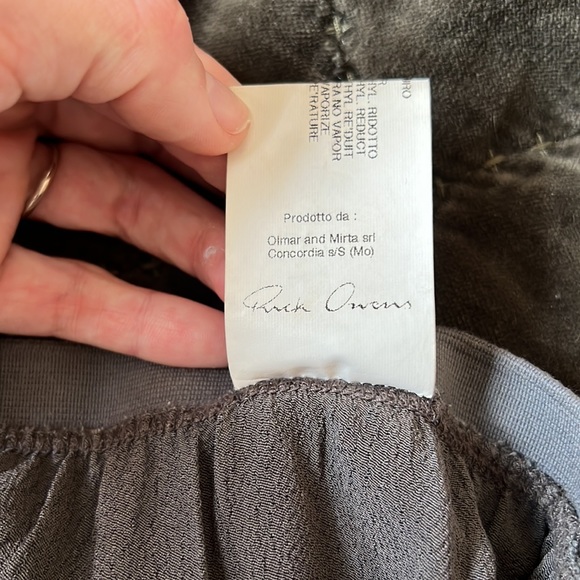 Rick Owens DRKSHDW taupe bubble shorts skirt size 4 - Picture 6 of 8